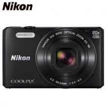 尼康(Nikon) COOLPIX S7000 （黑）數碼相機 20倍變焦 內置WiFi 家用卡片機