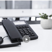 得力（deli） 774免提通話電話機/座機 免電池來電顯示家用/辦公固定電話