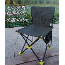 戶外寫生椅折疊椅多功能美術生畫凳便攜釣魚椅露營沙灘靠背椅凳大