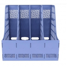 得力9848Z四聯(lián)文件筐（藍色）