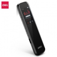 得力75612數(shù)碼錄音筆（深灰色）