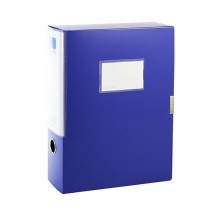 得力5684檔案盒(藍)75mm
